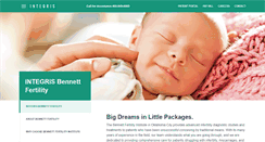 Desktop Screenshot of bennettfertility.com